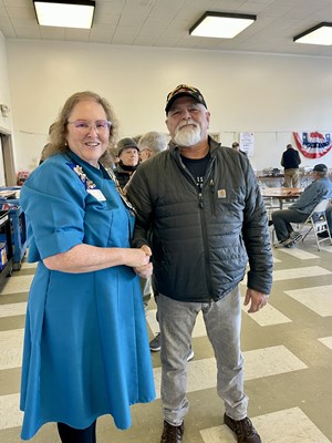 Honorary Partner ceremony for CA VVA Chapter 223 by the CA Chief Solano Chapter NSDAR.